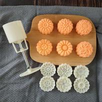 Decoration Mid-Autumn Festival Kitchen Gadgets Cookie Press Mooncake Mold Pastry Tool Cookie Stamps B