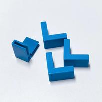Corrugated Box Corner Clips 4Pcs Right Angle Heavy Duty Carton Edge Reinforcement Clamps for Packing Storage A3