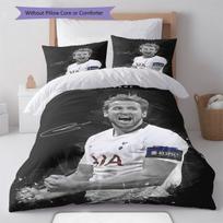 Harry Kane Hero Bedding Quilt Set Quilt Cover Pillowcase Home Decoration Birthday Gift (1 * duvet cover + 2 * pillowcase, without core) 135x200cm black