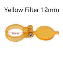 1 vnt. Dantų didinamasis stiklas Apšvietimo priedas 12/16/18/20 mm vidinis skersmuo Geltonas filtras LED dantų priekiniam žibintuvėliui A4 yellow