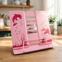 Portable Book Rest EyeFriendly Desktop Holder Adjustable Angle Sheet Music Stand for Students,