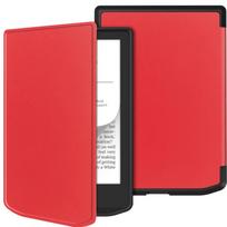 Kišeninio elektroninio skaitytuvo dėklas Pocketbook Verse PB629 Pro PB634 Lite 6 colių 6  PU odos stovas Magnetizmas Planšetinio kompiuterio išmanusis dėklas #R Verse Pro PB634 6in raudona