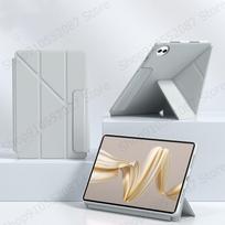 Dėklas Huawei Matepad Pro 12 2, Išmanusis sulankstomas odinis stovas, Magnetinis dangtelis, Dėklas Huawei Matepad Pro 12.2 colio For Matepad Pro 12.2 white