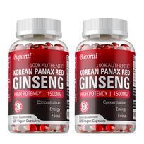 Buporai - Korėjietiško raudonojo ženšenio ekstrakto kapsulės - 1500 mg - Energija 120*2