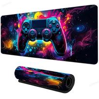 Gamer Pattern Fun Mouse Pad  Large Computer Gaming E-sports Office Keyboard Pads XXL Rubber Anti-slip HD Mousepads Long Desk Mat 30cmx60cm blue