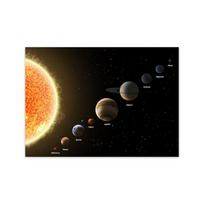 Saulės sistemos planetos plakatai ir spaudiniai Kosmosas Visata Mokslas Sienos Menas Drobės Tapyba Vaikai Vaikai Miegamojo apdaila 30cm×40cm No Frame