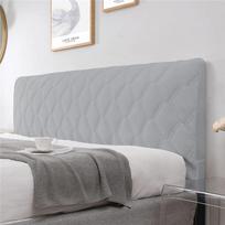 Viskas įskaičiuota Super Soft Smooth dygsniuotas galvos apdangalas Storas aksominis galvūgalio užvalkalas Vienspalvis lovos nugaros užvalkalas nuo dulkių W100 x H70cm