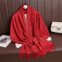 Moteriškas paisley šalikas kašmyro pojūčio pashmina skaros kutai hidžabas galvos apdangalai femme žieminiai šalikai foulard bufanda red