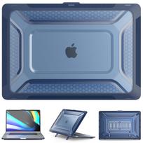 MacBook Air 13/Pro 16 Apsauginis aušinimo stovas, Apsauginis matinio paviršiaus dėklas nuo kritimo 14 colių nešiojamiems kompiuteriams Air 13 2018/2020 (A2337 M1 A2179 A1932) gray