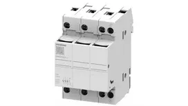 Siemens Saugiklių laikiklis cilindriniams įdėklams 1038 mm 32A 3P+N (3NW7063-2)
