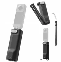 Teleskopo stovas Telesin Rankena Dėklas Teleskopinis stovas Sulankstomas 3in1 Su Sriegiu 1/4'' Insta360 X5 / X4 / S1-mnp-15-tis (SB11921)
