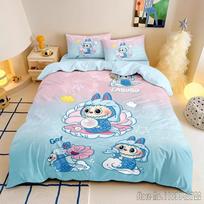 Cute New Anime LA-BUBU Duvet Cover Set HD Comforter Cover for Kids Bedding Sets Bedclothes Bedroom Decor Baby 120x150cm