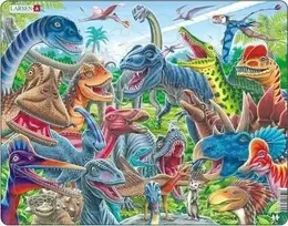 Larsen Dėlionė Laimingi dinozaurai Maxi