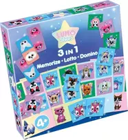 Tactic Taktiška Lumo Stars 3 in 1: Atminties žaidimas, Loto, Domino