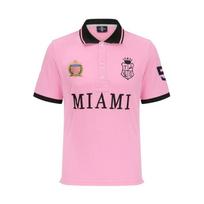 RogueWave Nauji Vasariniai Vyriški Polo Marškinėliai Puikaus Dizainerio Siuvinėti Trumpomis Rankovėmis Laisvalaikio Sportiniai Laisvi Dydis Plius ES Dydis 7XL M pink