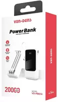 Rayovac VEN-DENS Power Bank 20000 Baltas LCD