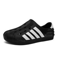 2024 m. vasaros nauji unisex basutės moterims, vyrams, madingi, vyriški, laisvalaikio, prabangūs basutės, patalpų ir lauko, paplūdimio platforminiai batai, sportbačiai 44-45 black