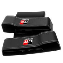 2 vnt. automobilio sėdynės organizatorius, daiktadėžė plyšiui, tarpui, automobilio priedai Toyota Trd Gr Corolla Yaris Chr Auris RAV4 Camry Highlander 2pcs GR juoda