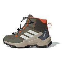 Adidas Terrex AX4R Mid Patogūs universalūs neslystantys ilgaauliai lauko batai Vaikams Žali Balti Oranžiniai JI0921 37⅓ black