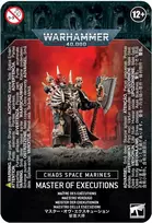 Games Workshop Warhammer 40,000 - Chaos Space Marines: Master of Executions