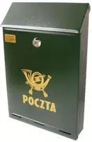 Metal-Bud Laiškų dėžutė alyvuogių spalvos A-4