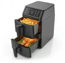 Gruzdintuvė „Seeger“ bekepė keptuvė su dviem lygiais „Double Stack Air Fryer“ 11 L SGR1011BK juoda („Seeger“)