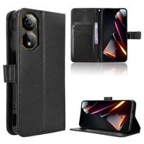 Atverčiami dėklai-dangteliai ZTE nubia Neo 2, PU oda, viso kūno apsauga [RFID blokavimas], piniginės dėklai telefonui for ZTE nubia Neo 2 juoda