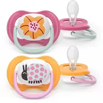 „Philips Avent“ čiulptukas „Ultra Air“, 6–18 mėn., rožinis / oranžinis