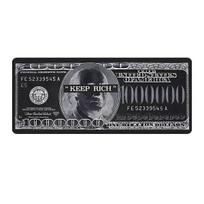 Dolerio Kilimas Miegamojo Kilimas USD Banknotai Spintelės Svetainei Lovos Šoninė Kiliminė Danga JAV Doleriai Durų Kilimėlis Alfombra Habitación 50x120cm (19.7x47in) gray