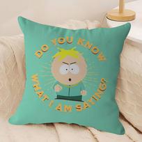 Anime South Park Butters Pillow Cover Sofa Cushion Cover Home Room Decoration Children Gift 18x18Inch