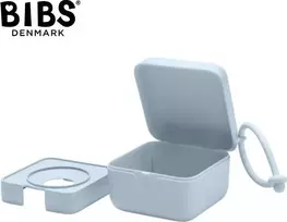 Bibs BIBS PACIFIER BOX BABY Mėlynas 2 in 1 čiulptukų dėklas ir čiulptukų sterilizavimo indas