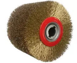 GLOB Šepetys vielinis medienai sendinti iš žalvario vielos 125x100x19 mm (GLOB-SZG-DRUT2-125)