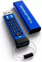 „iStorage DatAshur PRO+“ USB atmintinė 128GB USB Type-A 3.2 Gen 1 (3.1 Gen 1) Mėlyna (IS-FL-DA3A-256-128)