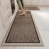 Kilimas virtuvės grindų kilimėliui, bėgeliui, vienspalvis kilimas, ilgi kojų kilimėliai, minimalistinio stiliaus namų dekoravimo kilimai 1pc 50x120cm