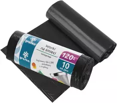 Šiukšlių maišai 120 l LDPE, 10 vnt., 6 x 19.5 x 6, 10708, Gratka