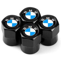 4 vnt. Metaliniai automobilio ratų padangų vožtuvų dangteliai Stiebelių apsauga Automobilio priedai BMW E46 E39 E90 E60 E36 F30 F10 E34 X5 E53 E30 M4 M5 X5 X6 juoda