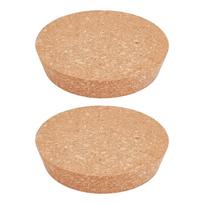 Dideli kūginiai kamščiai Kamščiai Konservavimo stiklainių dangteliai Mediniai kūginiai kamščiai maistui ir gėrimams laikyti buteliuose ir stiklainiuose Patvarūs beige