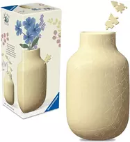 Dėlionė Ravensburger 3D Puzzle Vase: Butter-Geltona