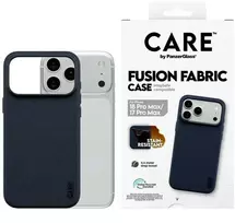 Panzer Glass dėklas CARE by PanzerGlass Fusion Fabric MagSafe, skirtas iPhone 18 Pro Max / 17 Pro Max, mėlynas