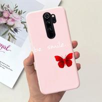Dėl Xiaomi Redmi Note 8 Pro dėklo Madinga mergaitė Minkštas silikoninis galinis dangtelis Redmi Note 8Pro 8 pro Mielas animacinis telefono dėklas Fundas Redmi Note 8 Pro white