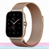 Milanese loop band For Amazfit GTS/2/2e/3/4/GTS2 Mini/GTR/47mm/GTR2/3/4/5/Pro stratos Bracelet Amazfit bip 6 5 20mm/22mm strap Amazfit GTS 4-3-2e gray