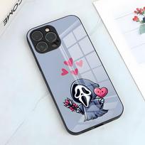 Ghost Face Scream Phone Case For IPhone 17 Pro Max 15 Pro 16 14 Plus 12 13 Mini 11 Pro Shockproof Glass Cover iPhone17Air
