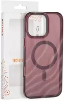 Tecto Shield Desert Mag dėklas, skirtas iPhone 16 Pro Max 6,9' raudonmedžio spalvos