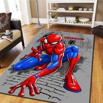 Žmogus-voras Plakatas Namų Dekoras Kilimas, Miegamojo Grindų Kilimas, Skaitmeninė Spauda Filmo Kilimėlis, Žaidimų Kilimėlis -HYQ45 60x90cm blue