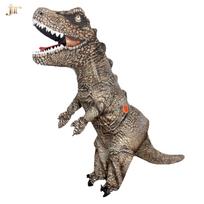 Pripučiamas Velociraptoriaus Kostiumas - Helovino T-Rex Cosplay ir Kūrybingas Pasirodymo Apranga Adult 150~190cm gray