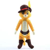 Anime Shrek Plush Toys Princess Fiona Gingerbread Man Donkey Puss Boots Collectible Soft Doll Toy Cartoon Doll Kids Gifts beige