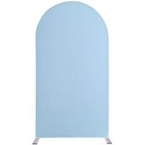 U formos geležinio lanko rinkinys su elastiniu audinio uždangalu vakarėliams ir vestuvėms 120x50 cm dangaus mėlyna spalva