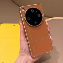 OPPO Find X9 Ultra dėklas Nauja oda Magsafe magnetinis Anti-drop apsauginis dėklas Find X9 Ultra korpusui Atsparus smūgiams buferis OPPO Find X9 Ultra tamsiai ruda spalva