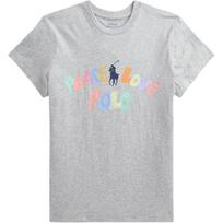 Polo Ralph Lauren Big Pony Embroidered Crew Neck Cotton Jersey Short Sleeve T-Shirt Women tops 211855695-002 S white