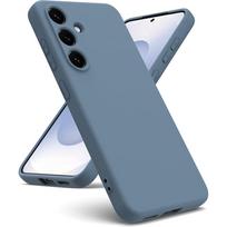 Smūgiams atsparus skysto silikono dėklas, skirtas Samsung Galaxy S25 S24 S21 FE S23 S22 Ultra Plus, matinis, saldainių spalvos, minkštas dangtelis Galaxy S23+ gray